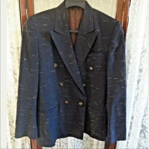 Vintage Falcone Menswear Navy Blazer Oversized